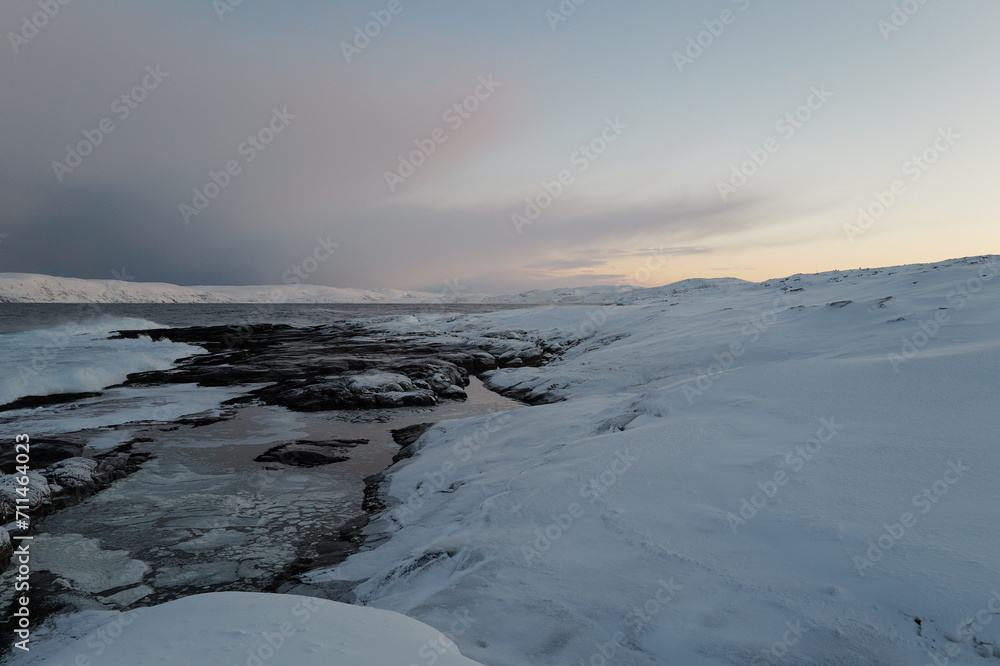 Arctic ocean and Barents sea Arctic ocean and Barents sea