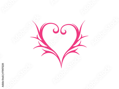 Valentine s day template for Love and Valentine s day concept  Love vector and logo design.