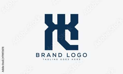 letter XL logo design vector template design for brand.