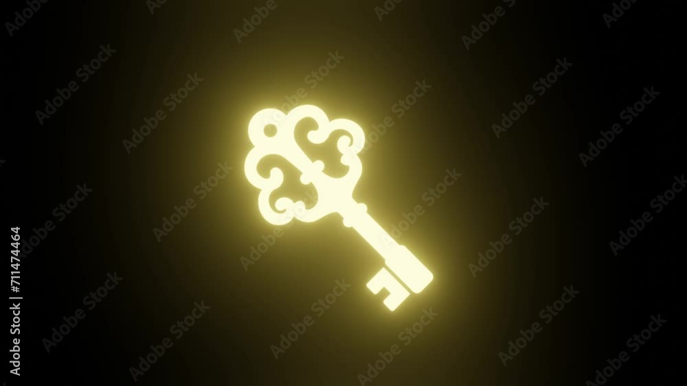 neon gold key key icon nft key crypto key neon gold key key icon nft key crypto key