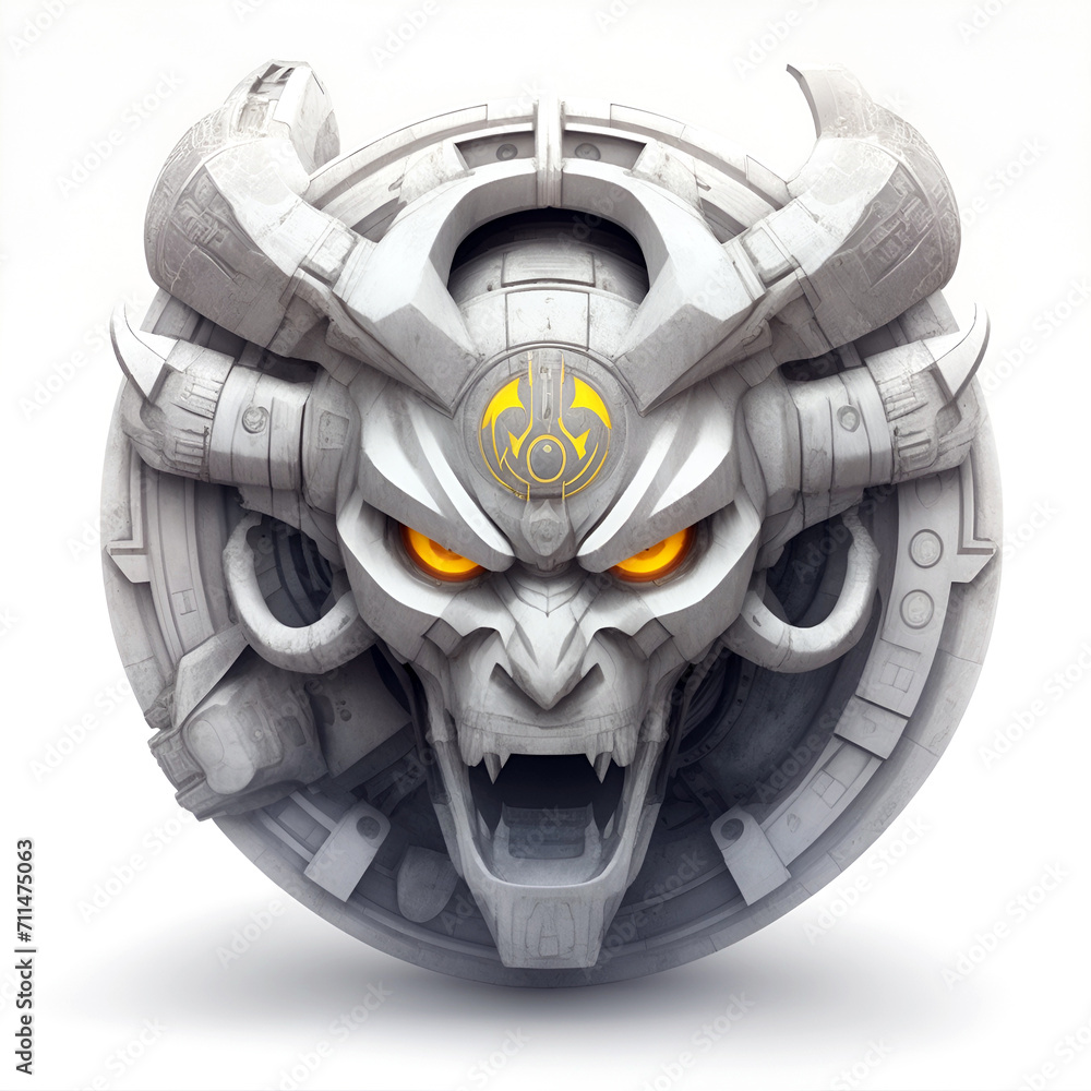 Fototapeta premium 3D Gods and heroes illustration on white backround 