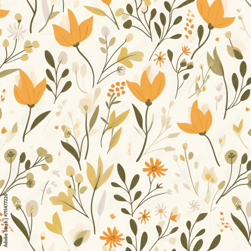 Flat design soft earth tones pattern. pattern with leaves in various colors and outlines. vintage and contemporary fabric by caramel on spoonflower custom fabric. Flat design soft earth tones pattern. pattern with leaves in various colors and outlines. vintage and contemporary fabric by caramel on spoonflower custom fabric.