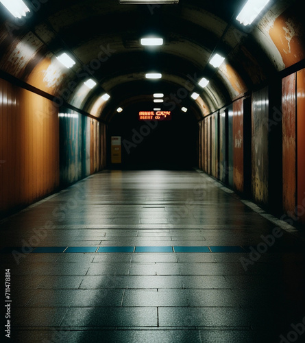Metro tunnel.