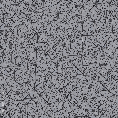 Geometric Precision Spiderweb Seamless Pattern Repeating Pattern.