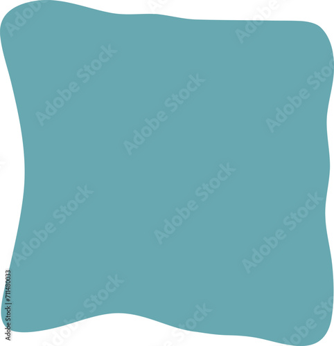 Blot shape frame illustration. Abstract blotch silhouette