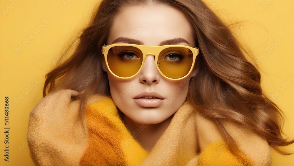portrait of a woman with sunglasses portrait of a woman with sunglasses