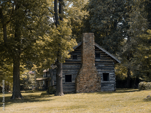 Old village of American settlers