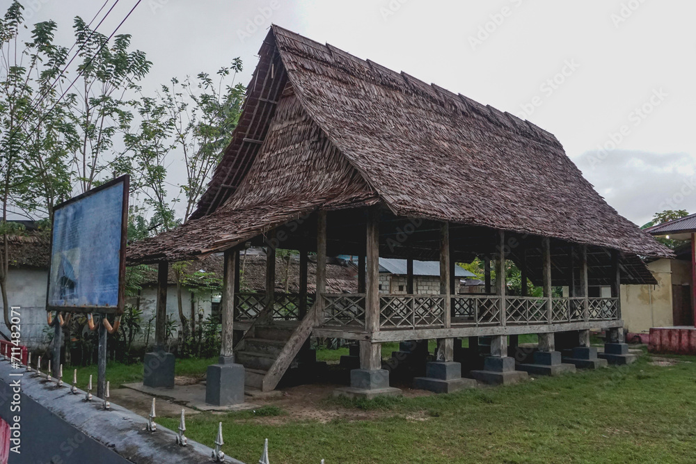 Baileo, The Traditional House in Saparua Island, Central Maluku, Indonesia Baileo, The Traditional House in Saparua Island, Central Maluku, Indonesia