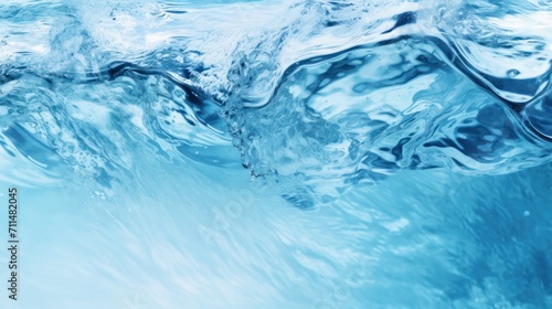 Closeup of blue water surface.