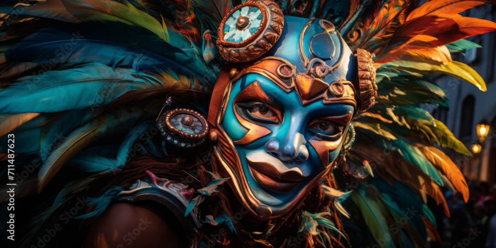Portrait of tribe by AI generate. Portrait of tribe by AI generate.
