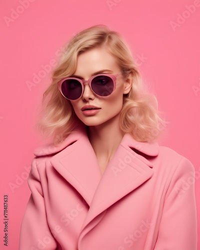 portrait of a woman with sunglasses