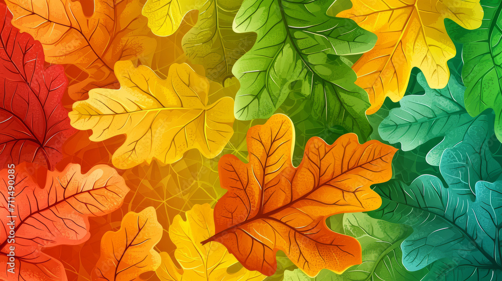 Background of colorful leaves Background of colorful leaves