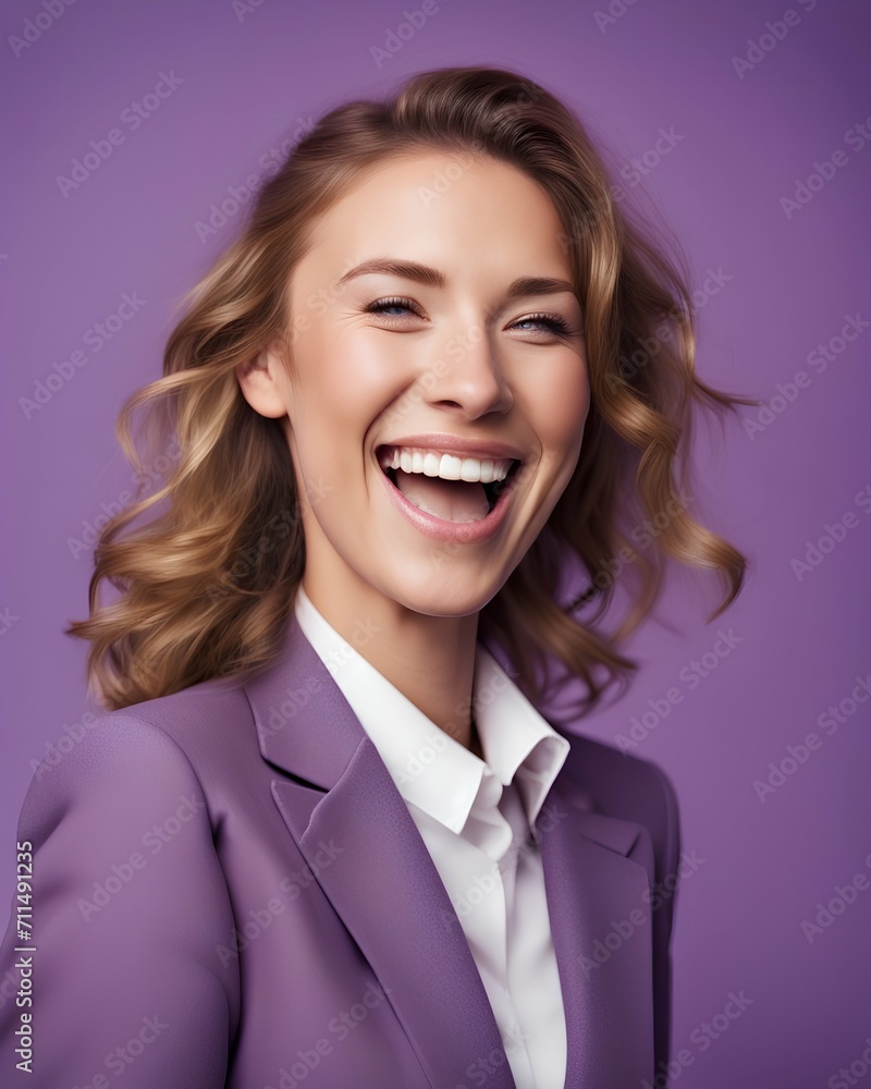 portrait of a smiling woman portrait of a smiling woman