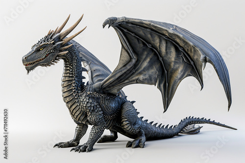   ute dragon clipart 3d render  isolated  ai technology
