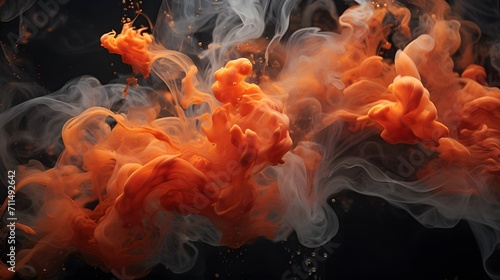 A fluid simulation of water, smoke and fire © Ziyan Yang