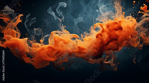A fluid simulation of water, smoke and fire © Ziyan Yang