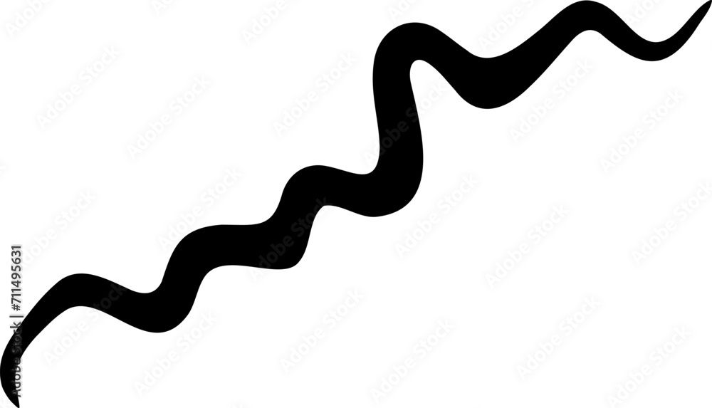 Fototapeta premium Abstract shape vector illustration. Blob shape silhouette decorative element