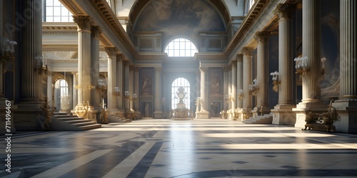 Louvre Museum, France，AI