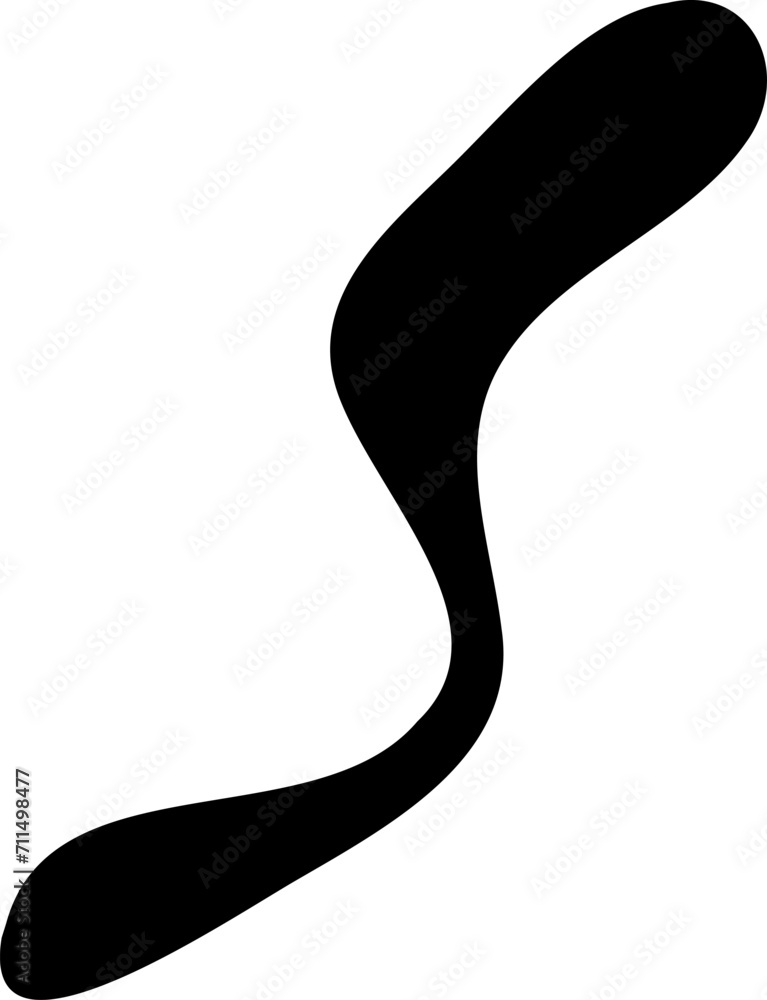 Abstract shape vector illustration. Blob shape silhouette decorative element Abstract shape vector illustration. Blob shape silhouette decorative element