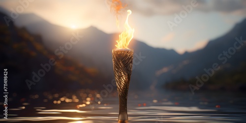 olympic torch photo