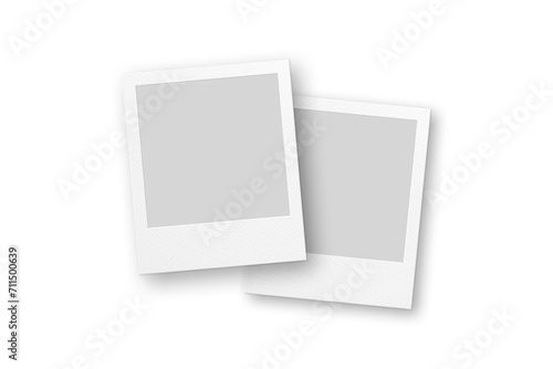 Blank Instant Camera Frames Illustration 