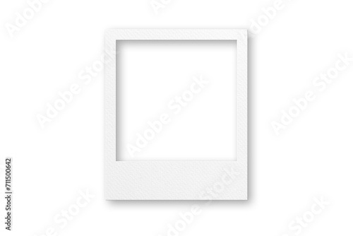 Blank Instant Camera Frame Illustration