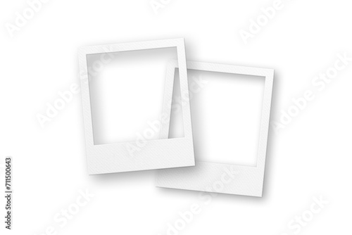 Blank Instant Camera Frames Illustration