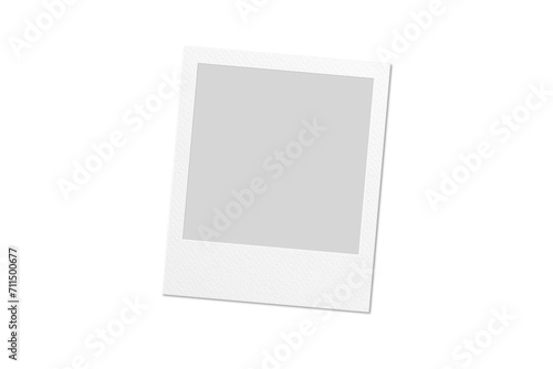 Blank Instant Camera Frame Illustration