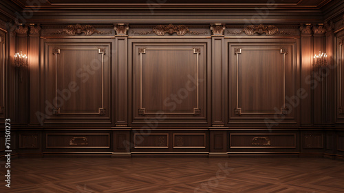 Wooden Masterpiece: Highly Crafted Premium Luxury Paneling Wall and Floor in Extra Wide Format