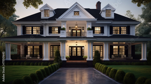 American Heritage: Exploring the Graceful Elegance of a Colonial Style Home