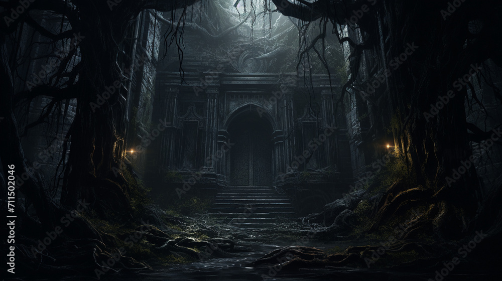 Mysterious Portal: A Glimpse into the Dark and Dim Secrets Beyond