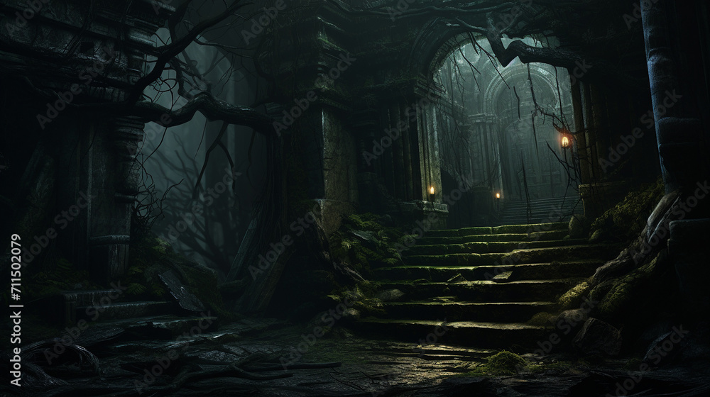 Enigmatic Gateway: Exploring a Dark and Dim Secret Entrance Enigmatic Gateway: Exploring a Dark and Dim Secret Entrance