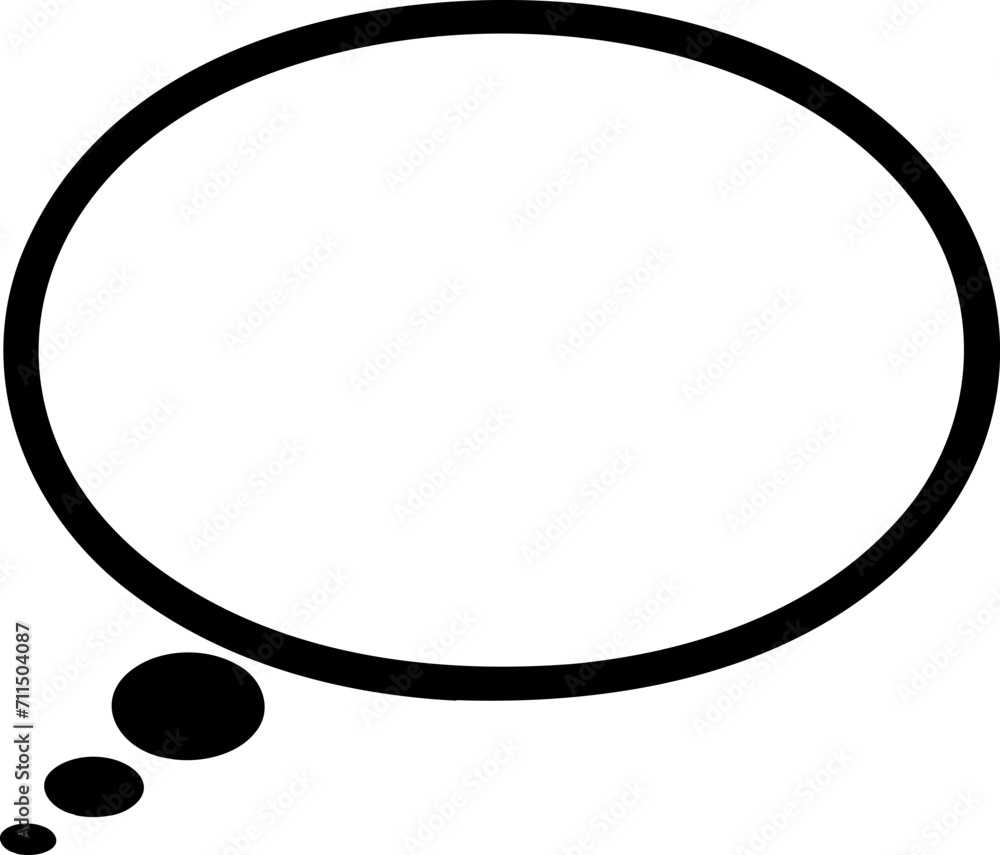 Speech bubble outline icon vector illustration. Comic bubble symbol hand drawing design element Speech bubble outline icon vector illustration. Comic bubble symbol hand drawing design element