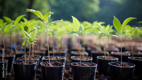 Seeds of Growth: Cultivating New Trees in a Thriving Nursery