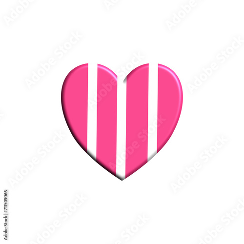 Pink  heart, Valentine ' s day. photo