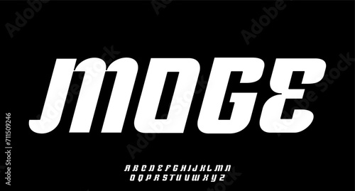  unique luxury modern font alphabetical vector set	
