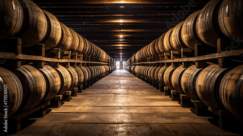 Barrels of Time: Whiskey, Bourbon, Scotch, and Wine Aging in Harmony
