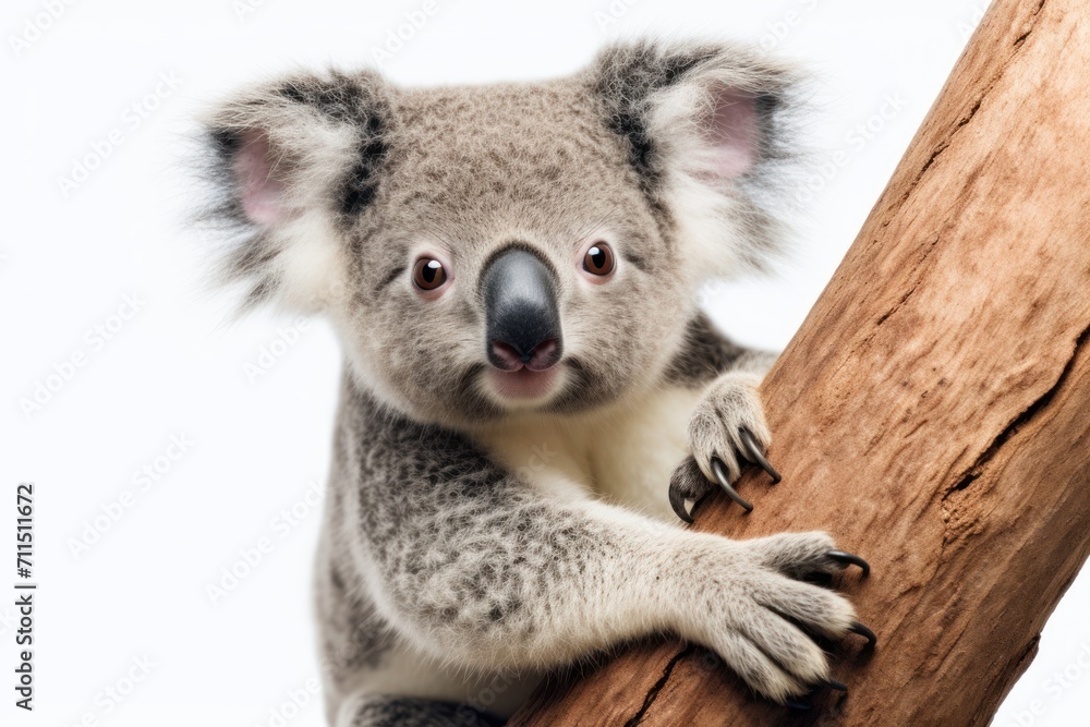 Koala isolated on a white background Koala isolated on a white background