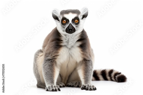 Lemur isolated on a white background © Johannes