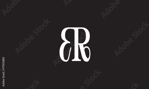 BR, RB, R, B Abstract Letters Logo Monogram 