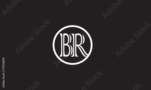 BR, RB, R, B Abstract Letters Logo Monogram
