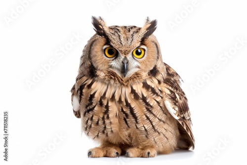 Owl isolated on a white background