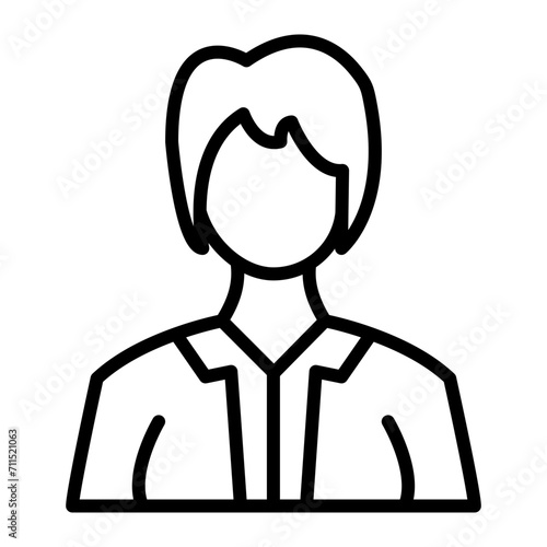 Air Hostess Line icon