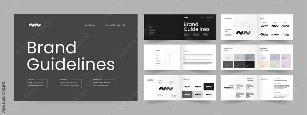  Brand Guideline and Brand Style Guide Template 