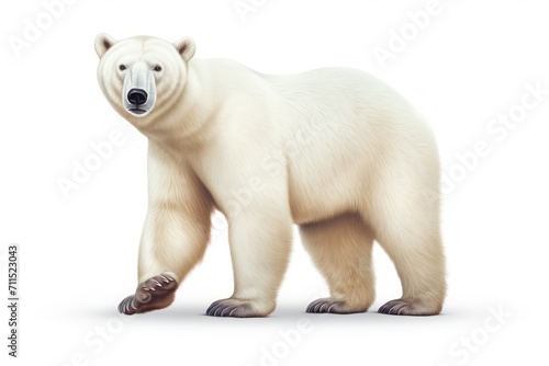 Polar Bear isolated on a white background © Johannes
