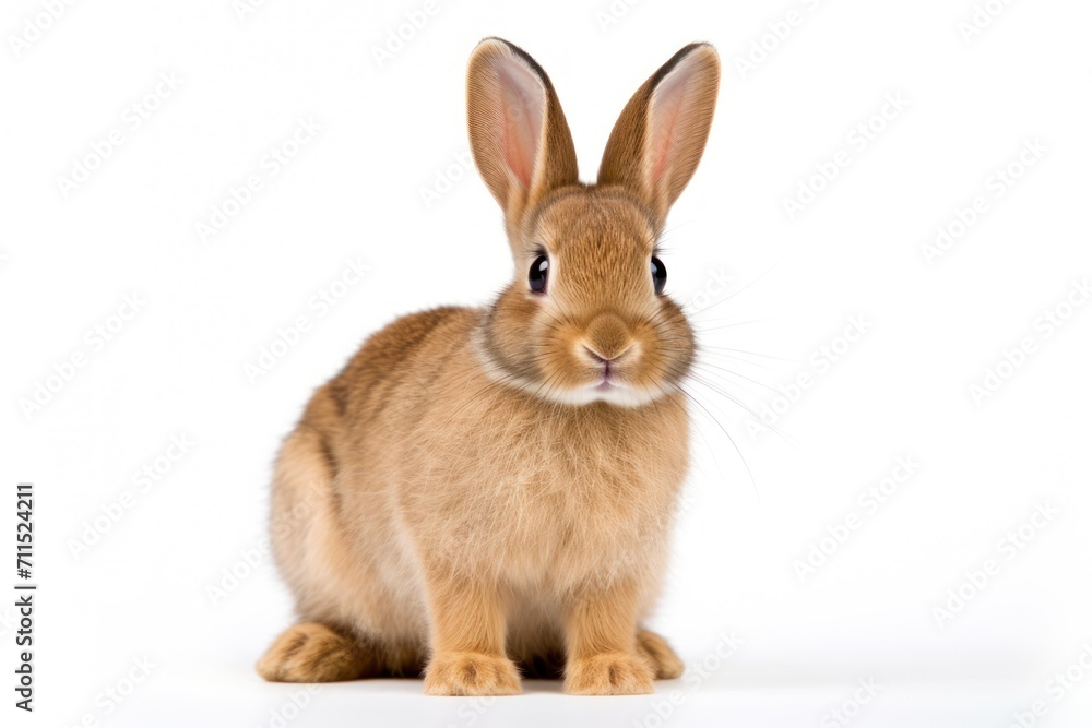 Rabbit isolated on a white background Rabbit isolated on a white background