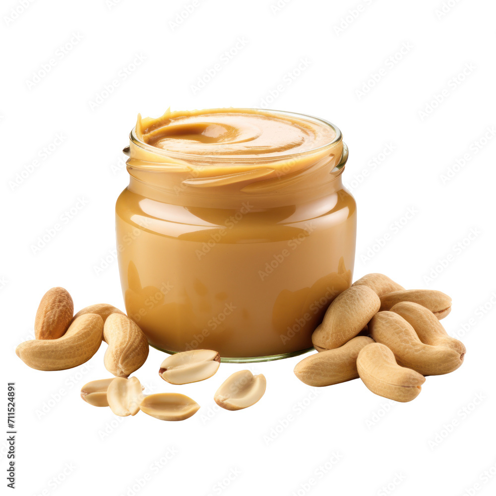 jar of peanut butter on transparent background jar of peanut butter on transparent background