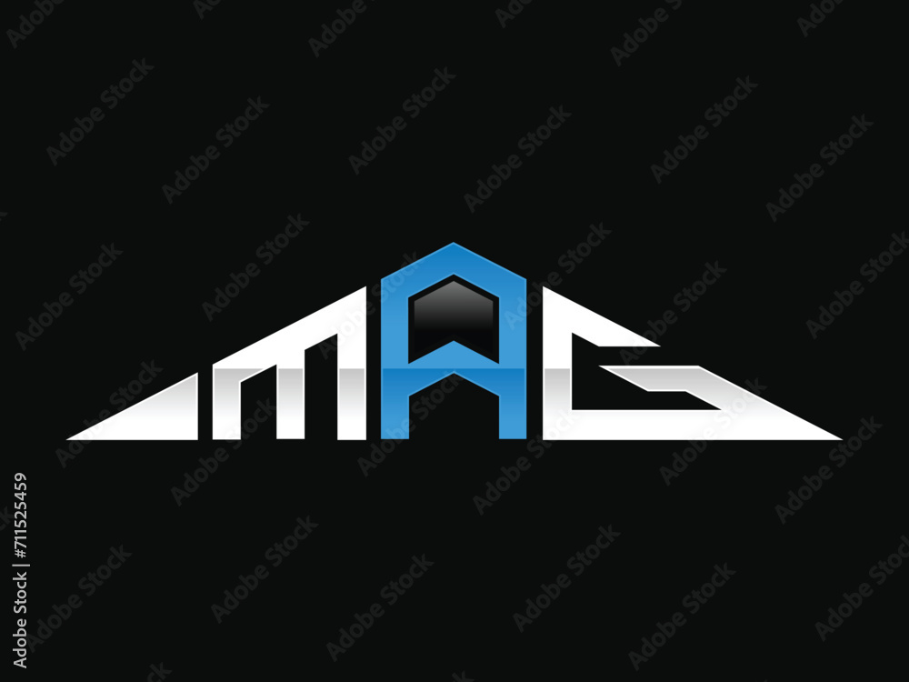 MAG letter logo creative design with vector graphic, MAG simple and modern logo. MAG letter logo creative design with vector graphic, MAG simple and modern logo.