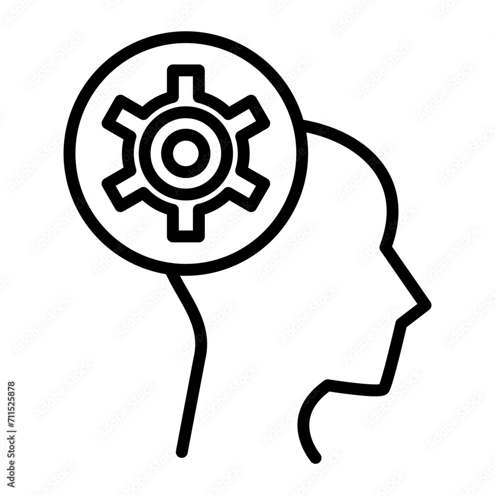 Intelligence Line icon Intelligence Line icon