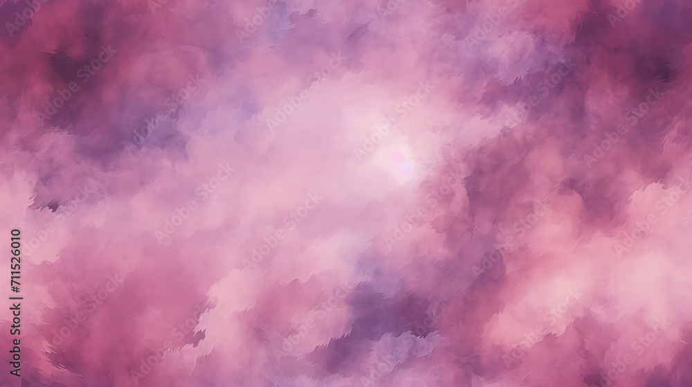 abstract watercolor background - Purple clouds in the sky, abstract illustration - Seamless tile. Endless and repeat print.